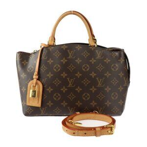 LOUIS VUITTON Brown Monogram Leather Shoulder Bag